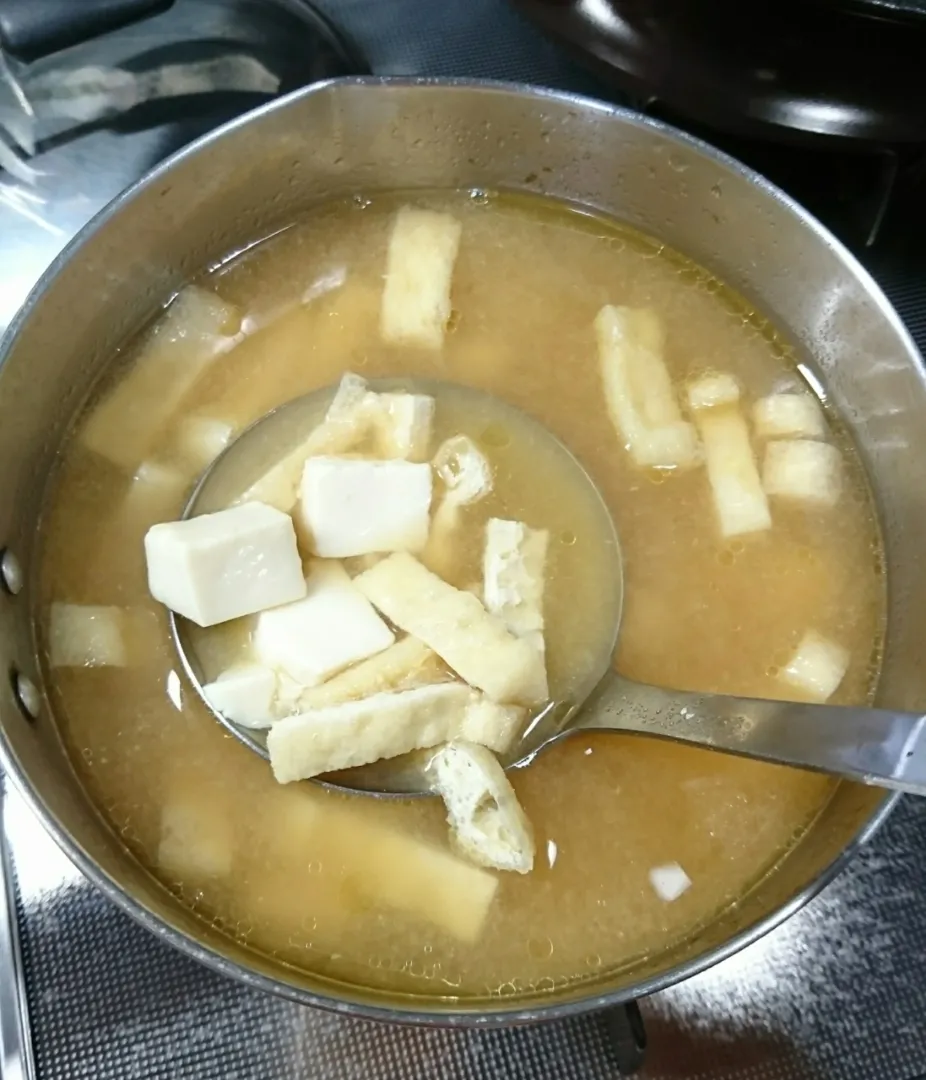 豆腐と油揚げのみそ汁|しまだ ちえこさん