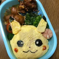 ピカチュウ   オムライス弁当|腹ペコアオイムシさん