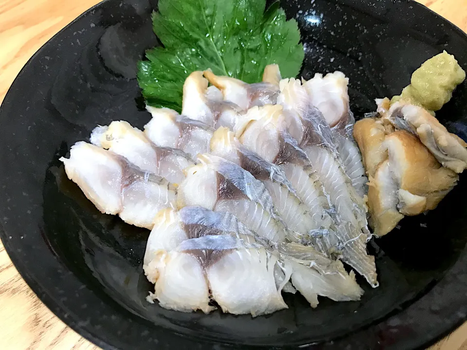 Snapdishの料理写真:［釣］サゴシの酢〆刺|さくたろうさん