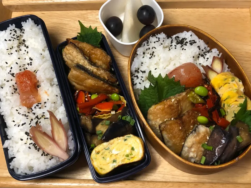 Snapdishの料理写真:鯖の竜田揚げ 弁当|弁当 備忘録さん