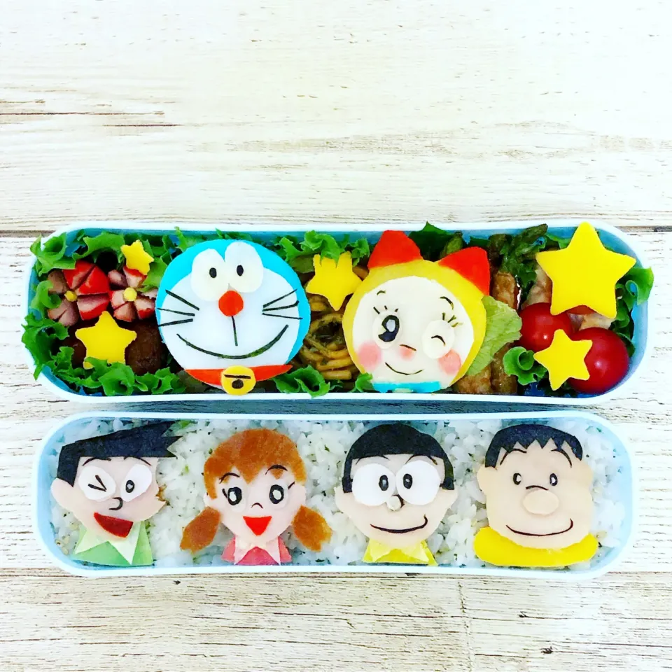 ドラえもんキャラクター弁当|ちえさん