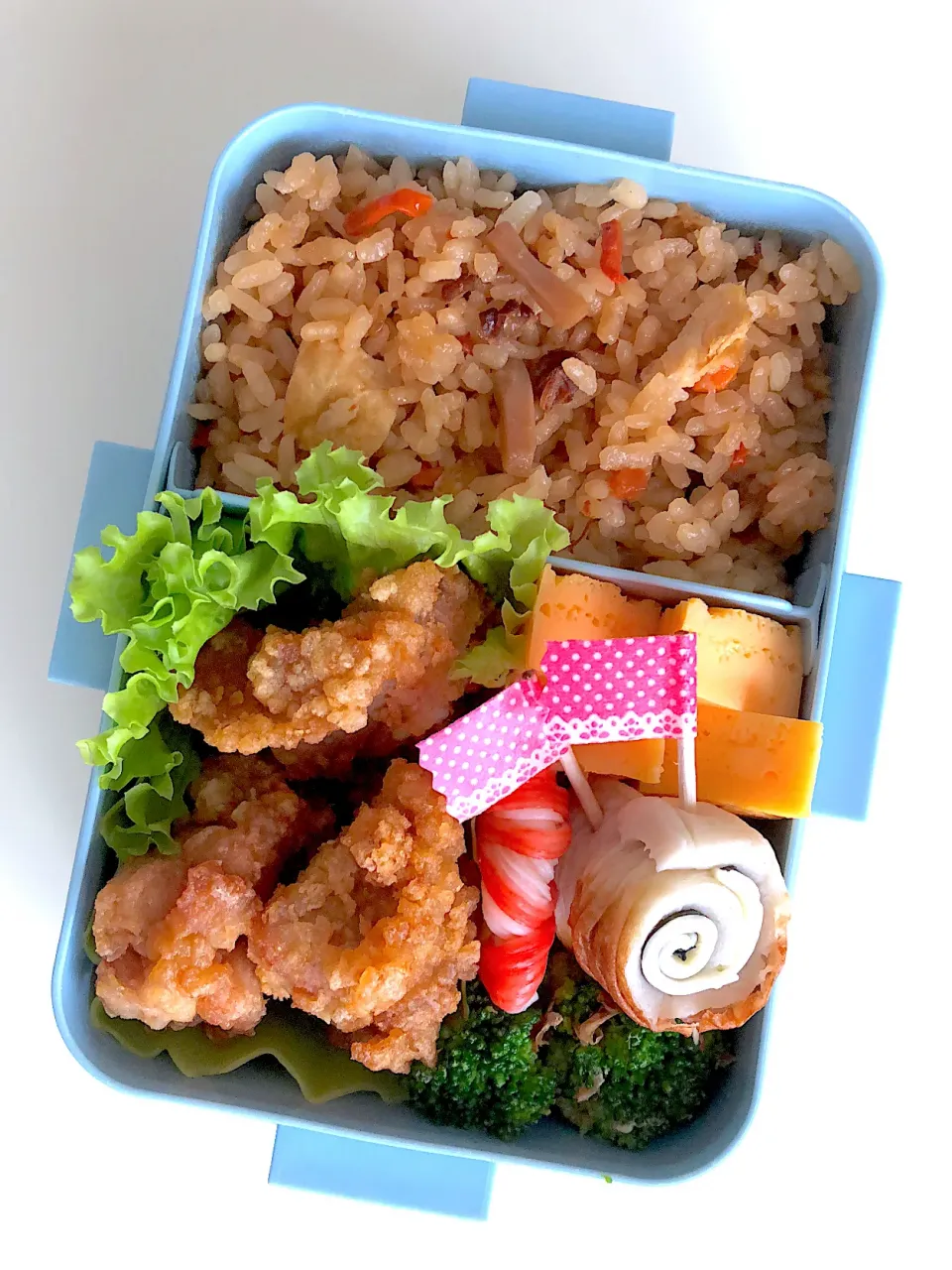 秋の炊き込みご飯弁当♪|ikumonさん