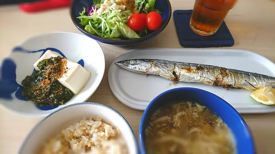 秋刀魚定食|えびぱんさん