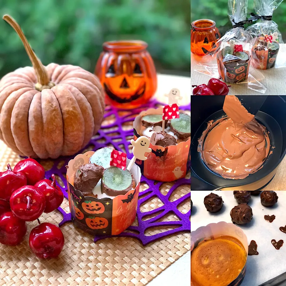 #シロカのおりょうりケトル ちょい鍋で、ハロウィン🎃👻のお菓子のチョココーティング|shakuyaku33443344さん