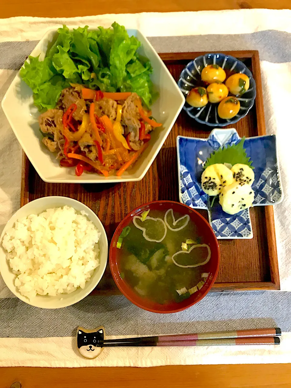 チャプチェ定食|はるたそさん