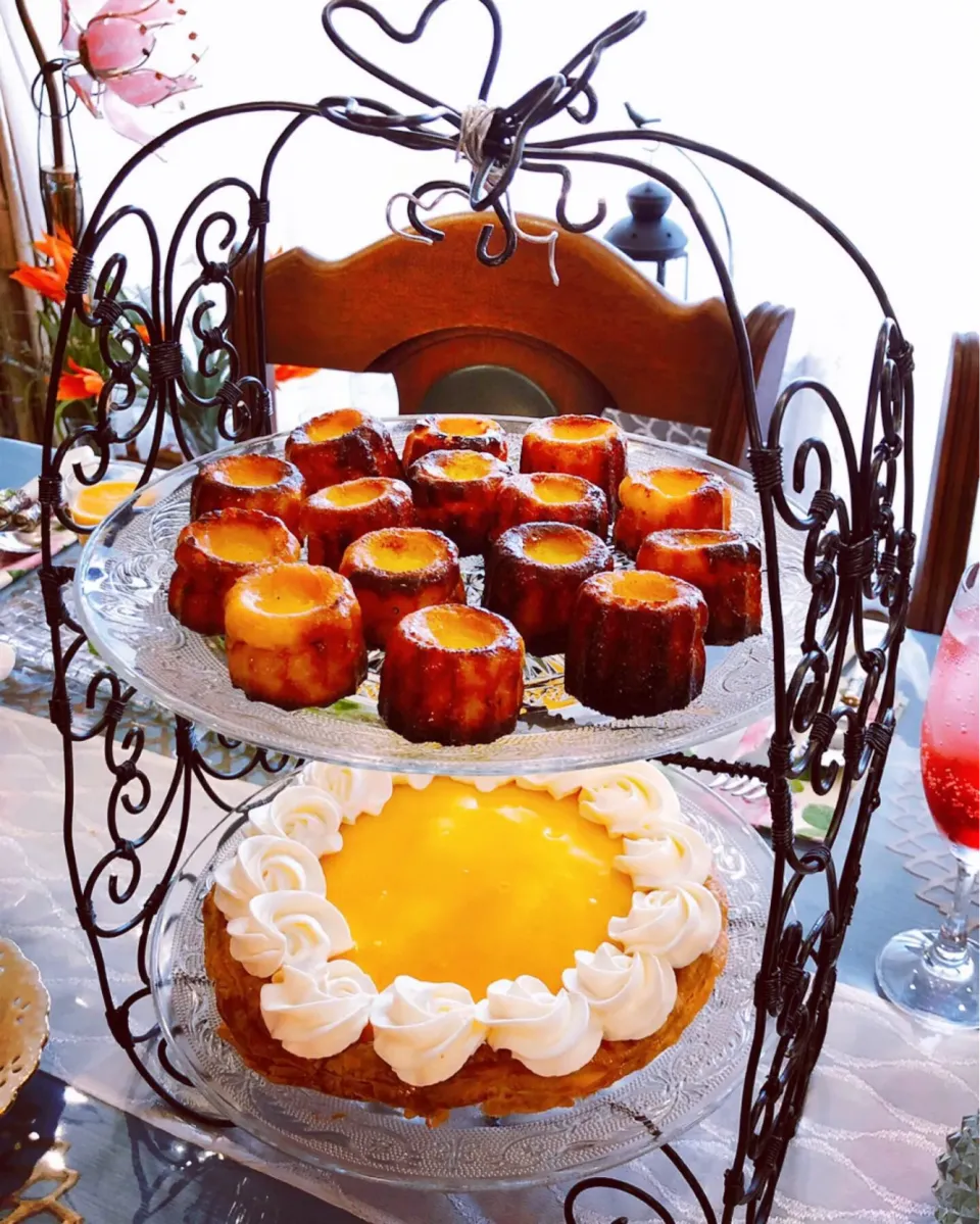 レモンパイ、カヌレ|かぉりさん