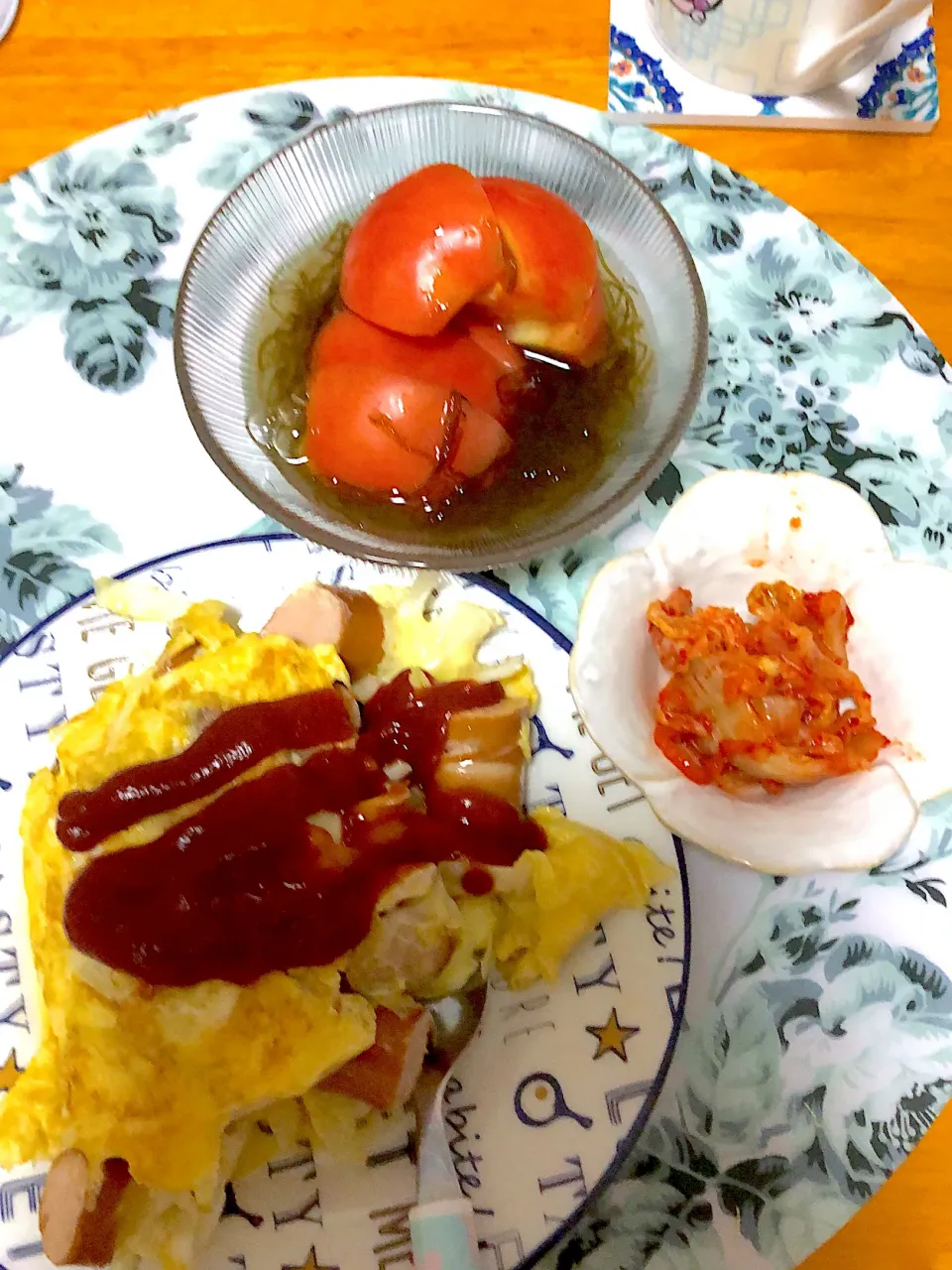 夜ご飯 ヘルシーにしたかった|&zさん