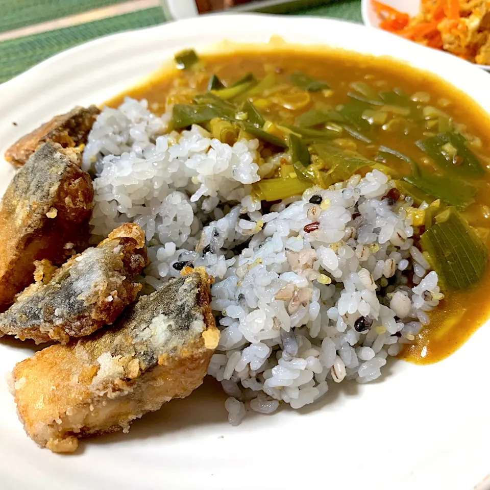 鯖の竜田揚げカレー|ともこさん