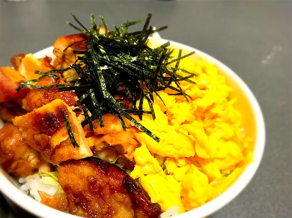 照り焼きチキンの親子丼|みなとさん