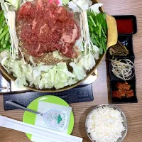 Snapdishの料理写真:韓式銅鍋烤肉|Orangeさん