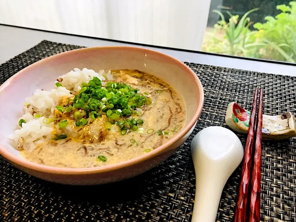 ふのり玉子味噌汁ご飯。
なんやそれ〜(*≧∀≦*)|イチロッタさん