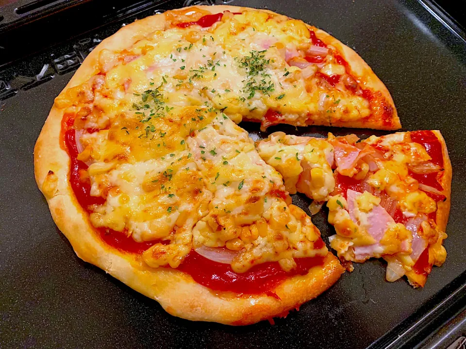 手作りピザ🍕|ひらめ。♥さん