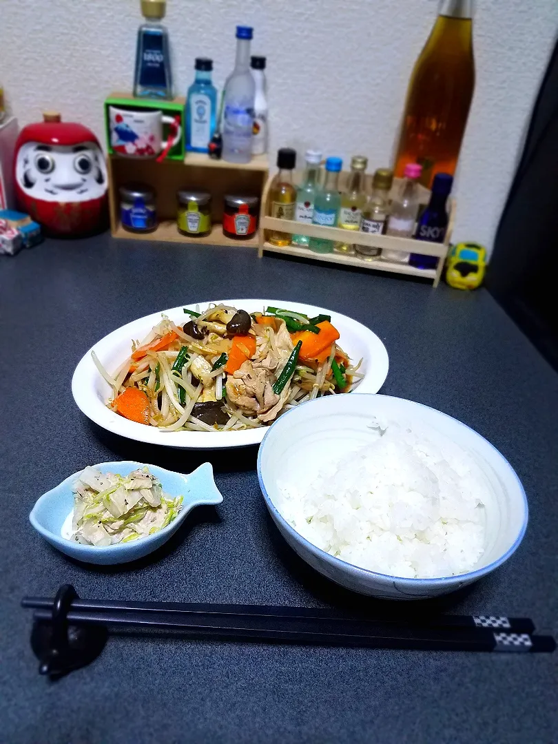 冷蔵庫にある野菜で、オイスター炒めと白菜ツナサラダ🐟💨|masaki .fさん