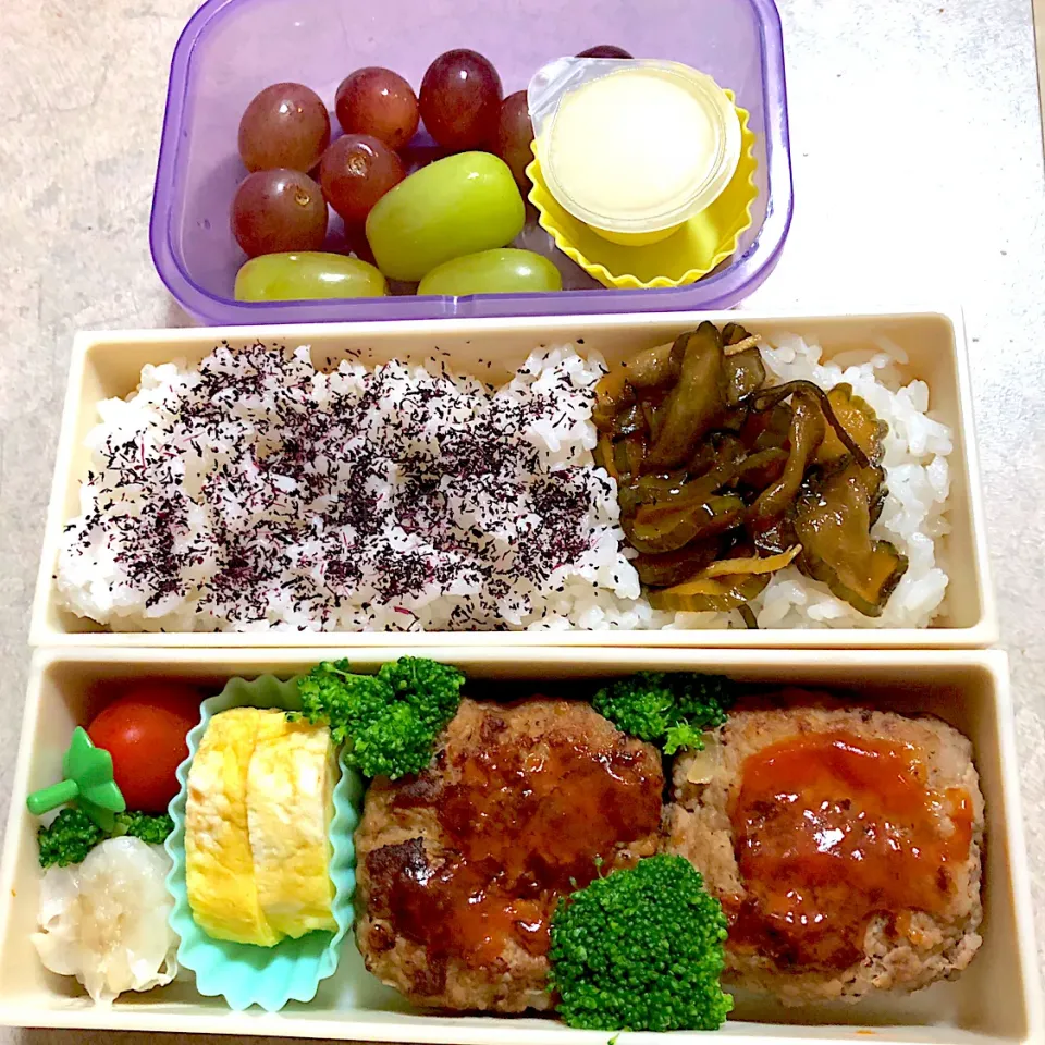 #ハンバーグ弁当|Ikuさん