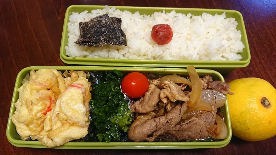 豚の生姜焼弁当|りょーさん