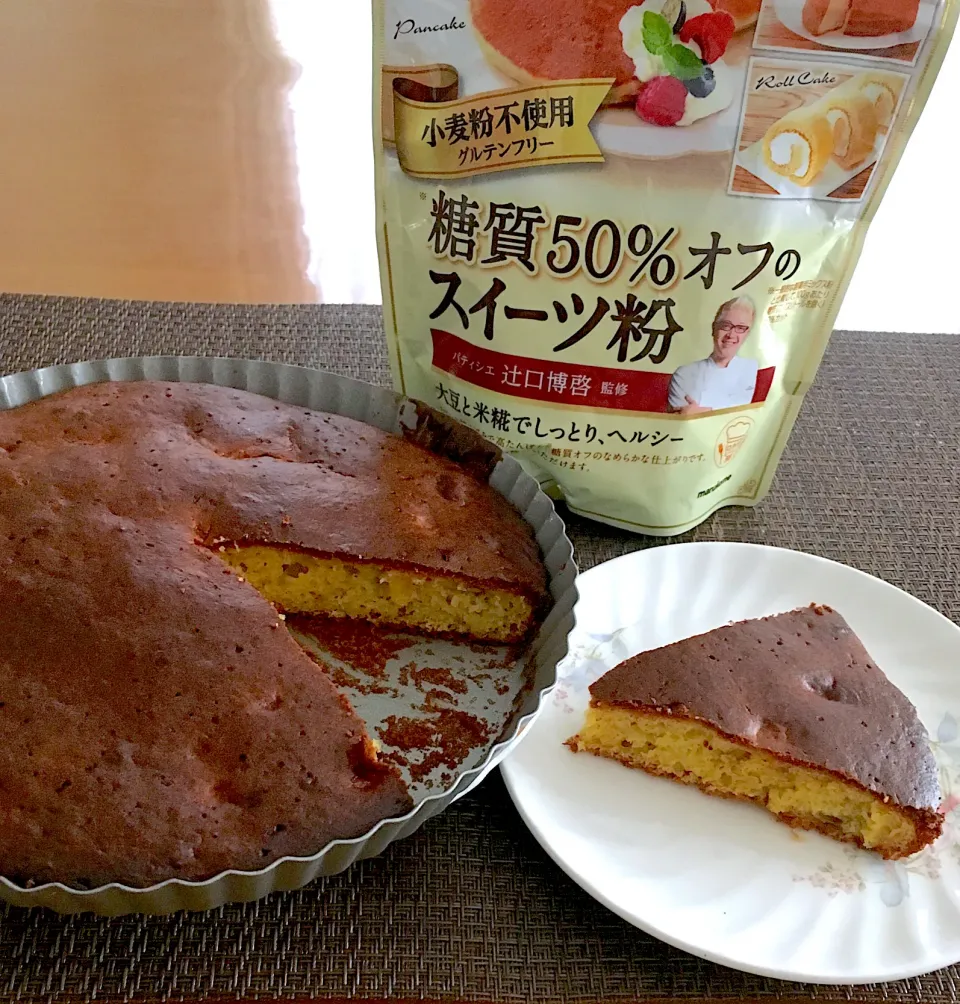 砂糖なし、バターなし！でも作れたよ！グルテンフリーのシンプルバナナケーキ(   ᐛ)ﾊﾞﾅﾅ|にゃふてんさん