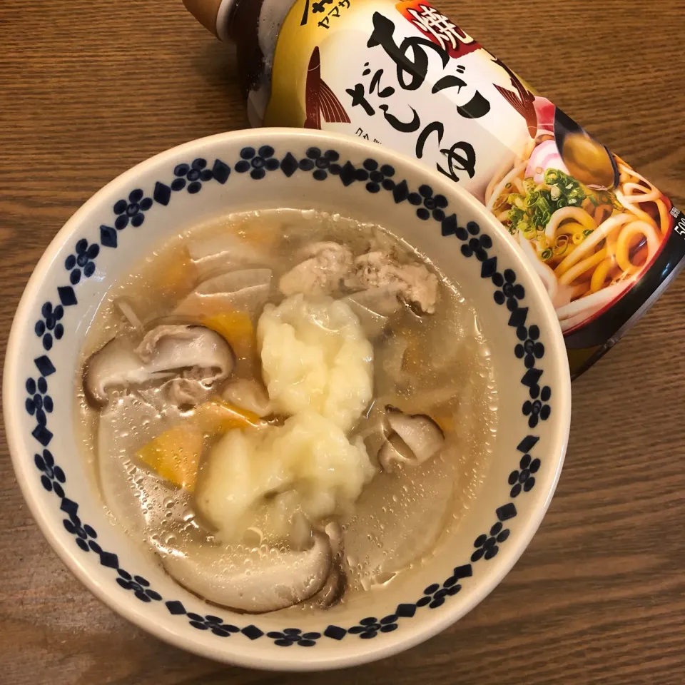 Snapdishの料理写真:焼きあごだしですいとんスープ！！|マミさん