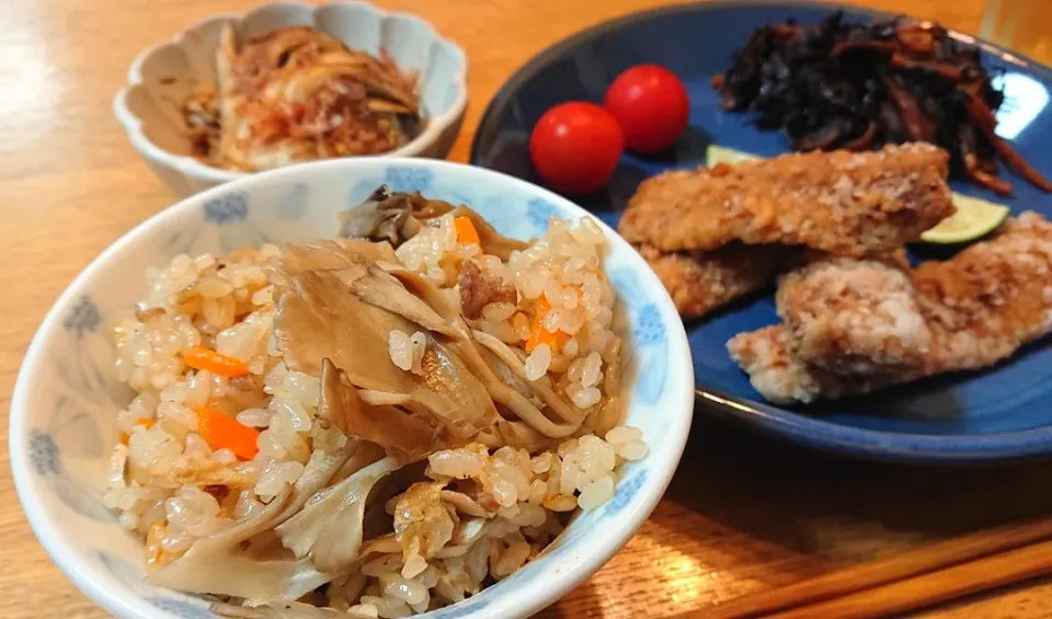 牛肉と舞茸の炊き込みご飯|しほさん