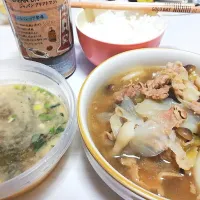 Snapdishの料理写真:肉じゃが( ﾟ∀ﾟ)人(ﾟ∀ﾟ )|未来さん