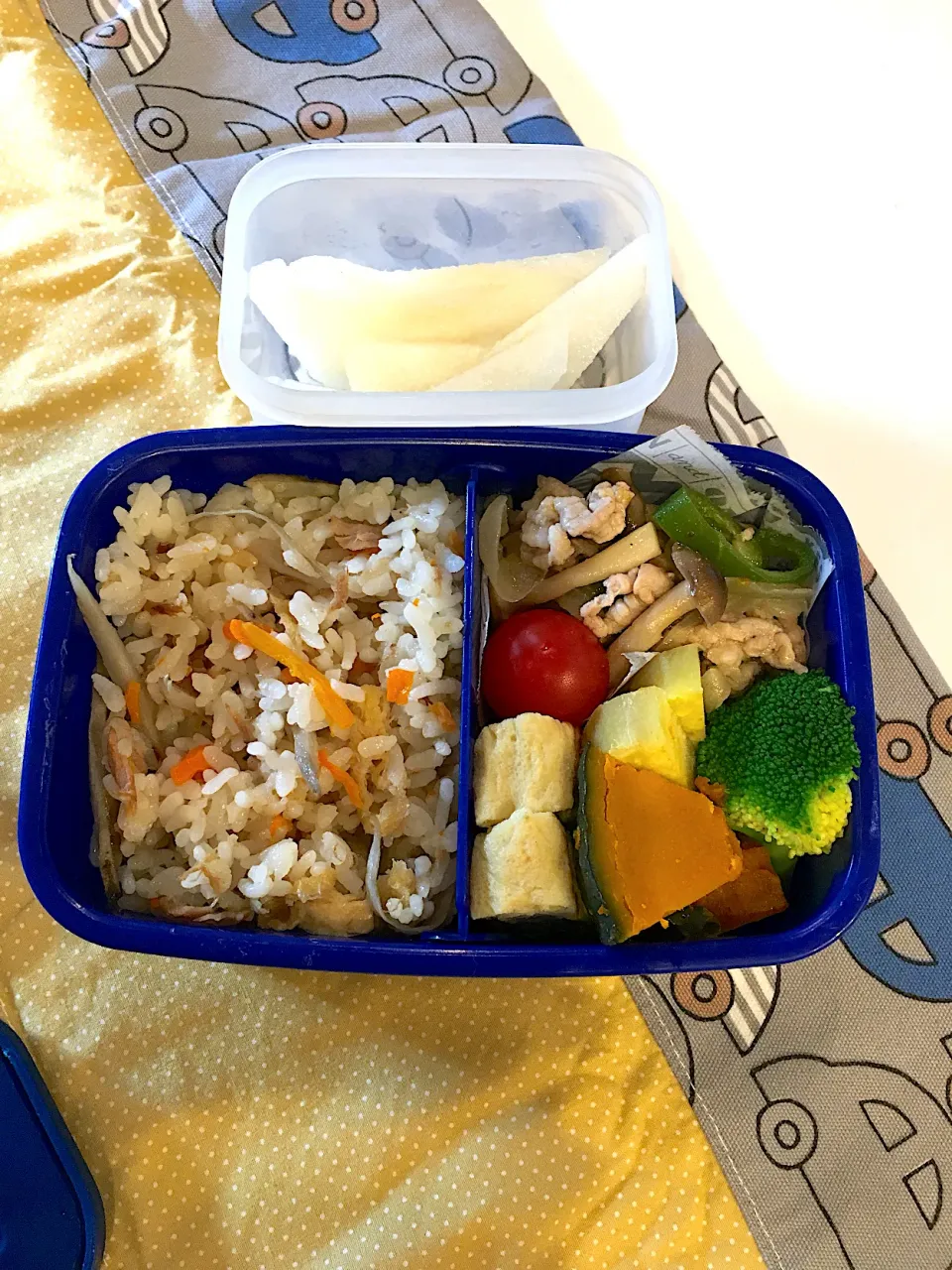 Snapdishの料理写真:9/10(火)幼稚園年少お弁当|airi-nさん