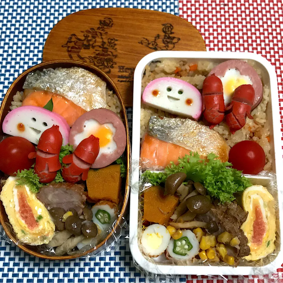 2019年9月27日 ムスコ＆オレ弁当♪|クッキングおやぢさん