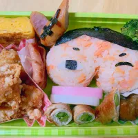 Snapdishの料理写真:キャラ弁🍱おしりたんてい|ぇソらさん