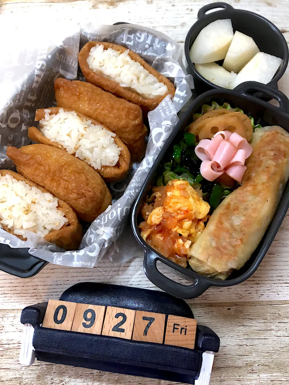 お稲荷さん弁当☆9/27#中学男子弁当|yu-co☆さん