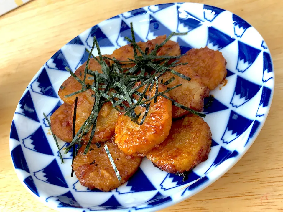 長芋の醤油バター焼き|なおきさん