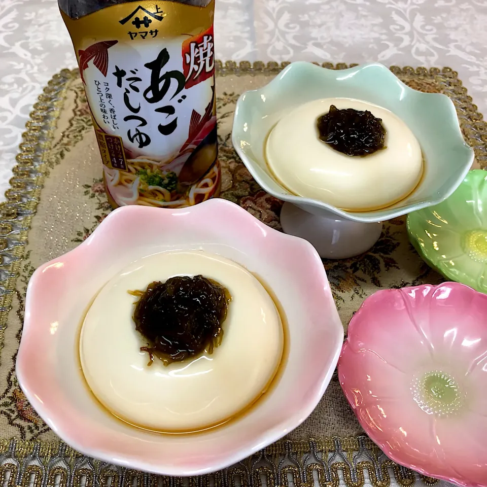 冷奴＊もずく焼あごだしつゆ|henryさん