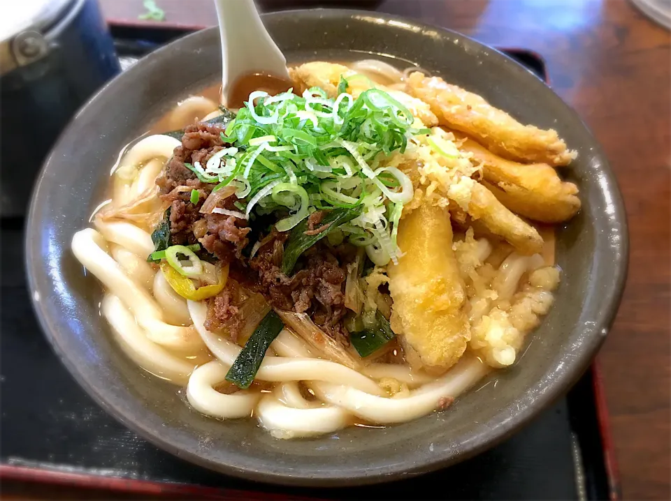 肉ごぼう天うどん|きっしーさん