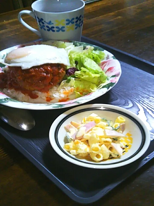 Snapdishの料理写真:ロコモコ丼|ひろポっちさん