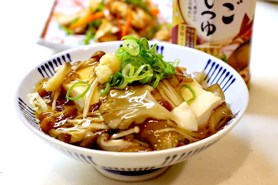 きのこと豆腐のあんかけ丼|sono.kさん