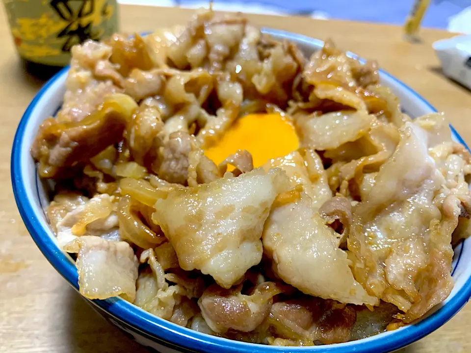 豚バラ照り煮丼|kazuhiro konoさん