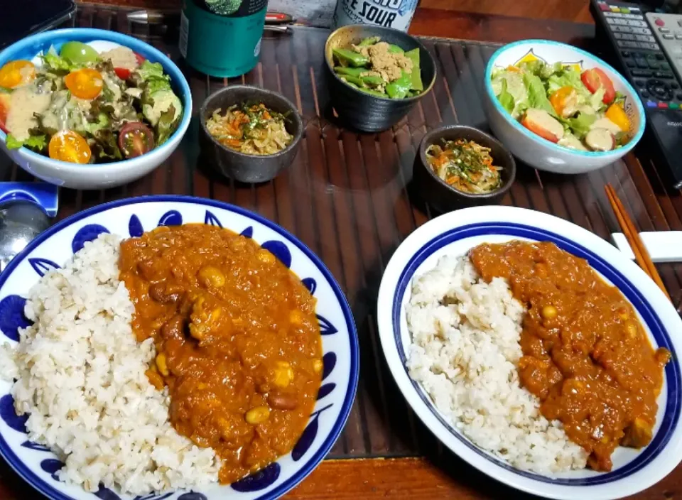 奥様料理で、ひよこ豆とチキンのカレー🍛♪(o^O^o)|dai.noriさん