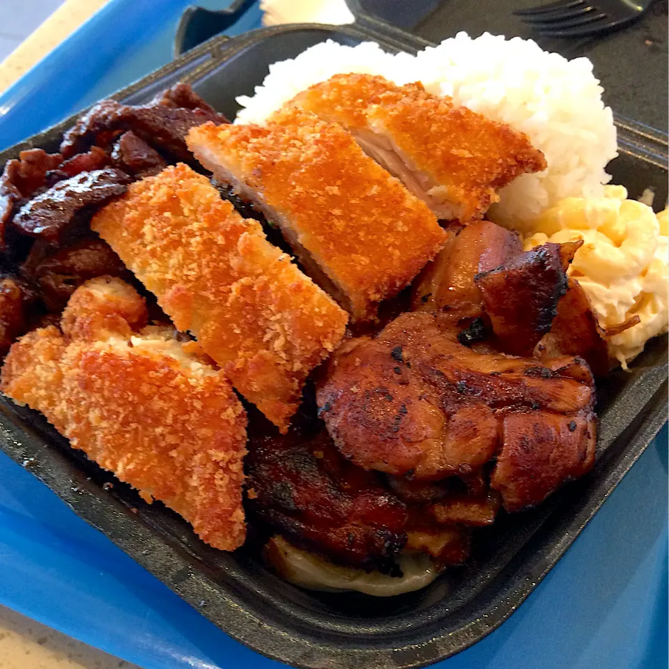 Hawaiian Bbq Chicken & Beef, & Chicken Katsu|🌺IAnneさん