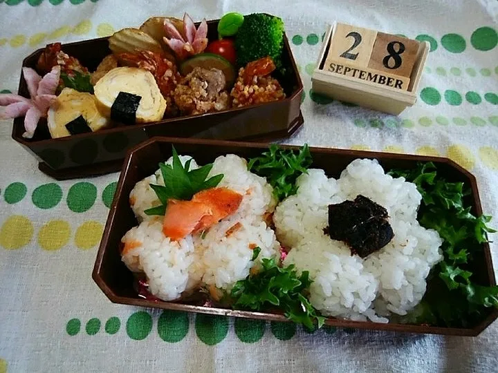 🍱今日の息子弁当(☀次男運動会)|tomoさん