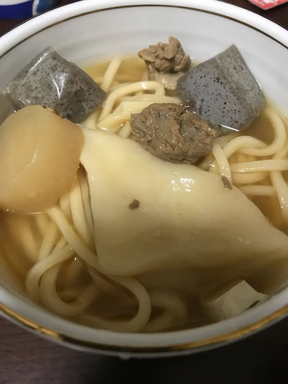 9月28日晩ご飯。おでんだしの残りでおでんうどん。|あやさん