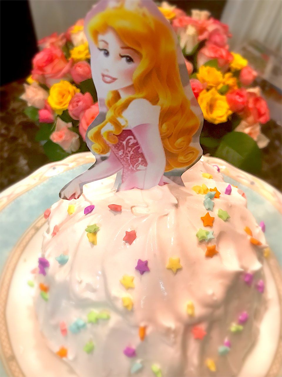 オーロラ姫ケーキ りこでりこ Snapdish スナップディッシュ Id i4ya