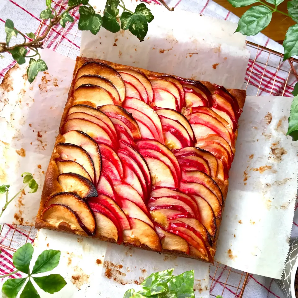 🍎りんごいっぱい❣️あかねりんごの 焼きっぱなしケーキ🍎|Hollyさん