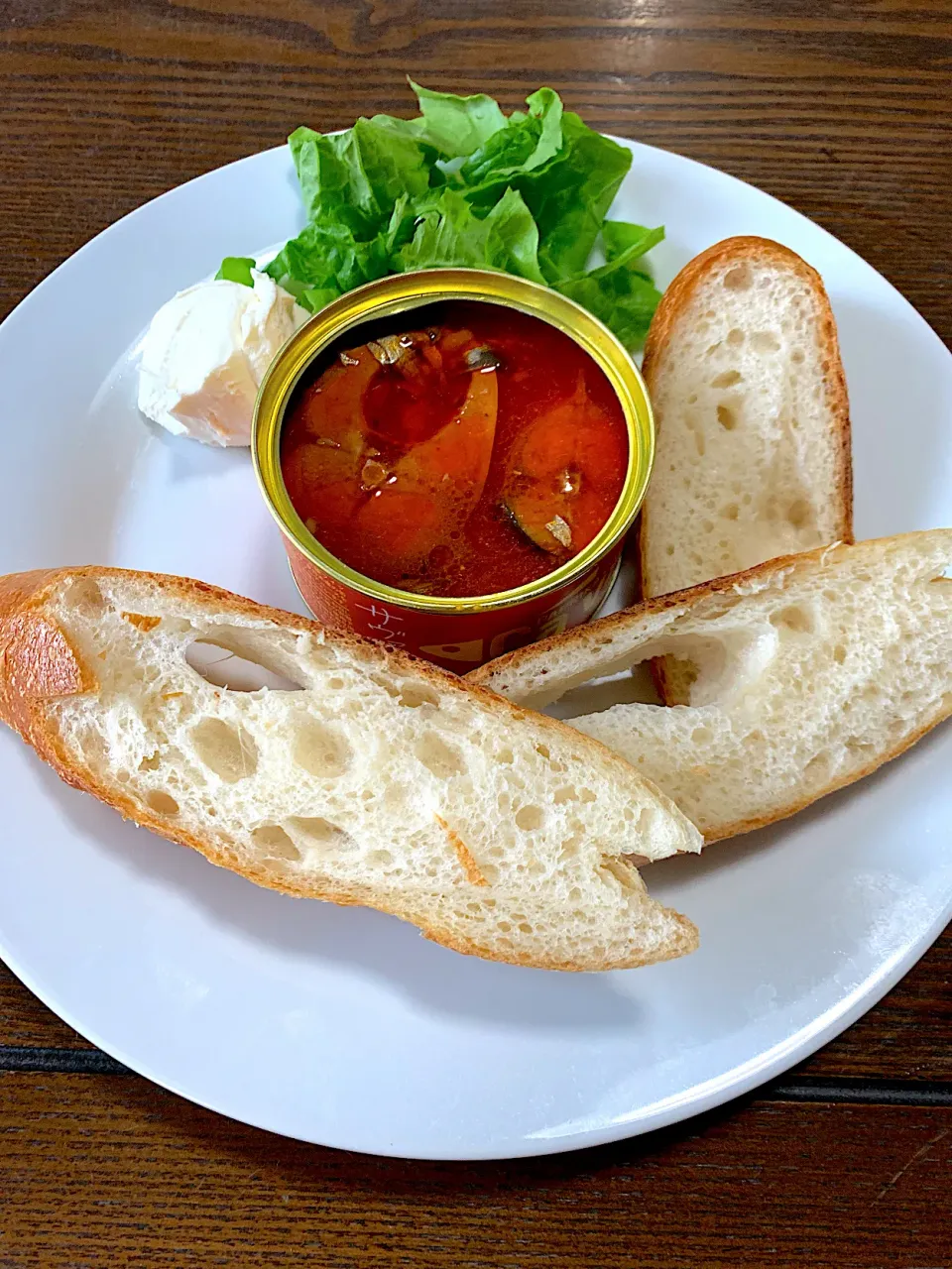 Snapdishの料理写真:鯖缶でランチ|きよっさんさん