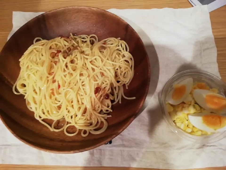 Snapdishの料理写真:海老と香味野菜のペペロンチーノ|ZARさん