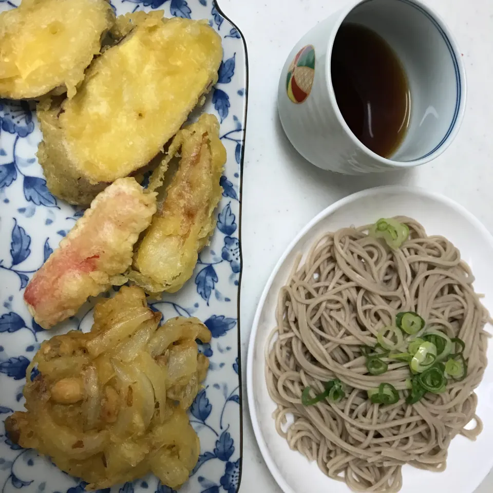 #播州蕎麦#天ぷらご飯|やすあけさん