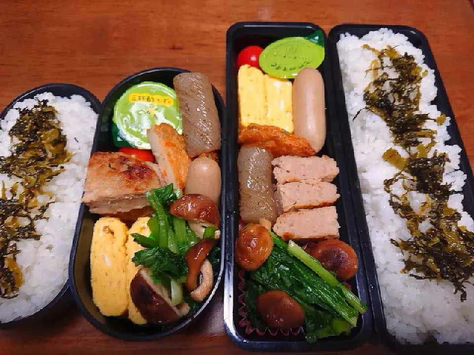 Snapdishの料理写真:娘と息子のお弁当|秀美«シュウビ»さん