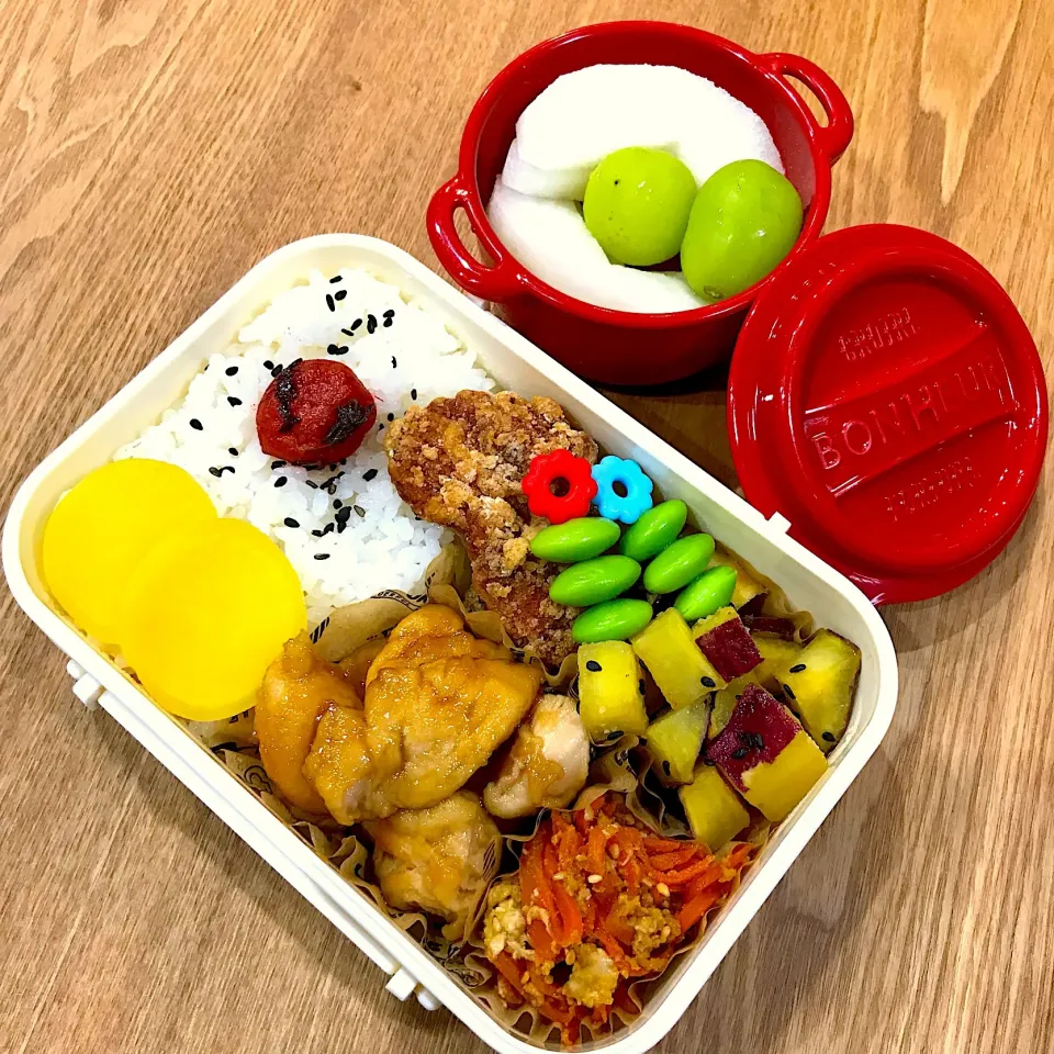 ささみの照り焼き弁当🍙|ちぃさん