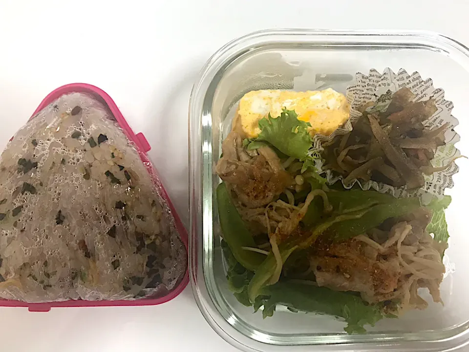 お弁当 豚肉とえのきのポン酢炒め|あやさん