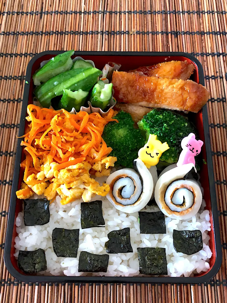 Snapdishの料理写真:今夜も夜勤なんです弁当😂|いっちさん