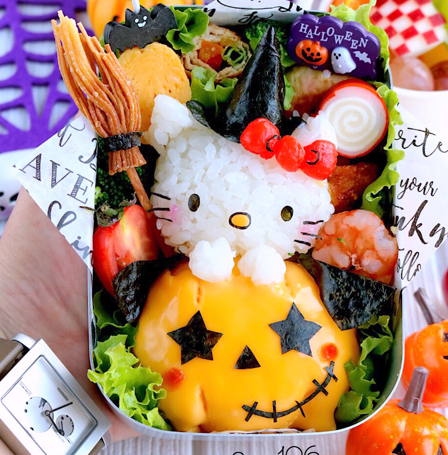 キティちゃんのハロウィン弁当 あーたん Snapdish スナップディッシュ Id Ubu5aa