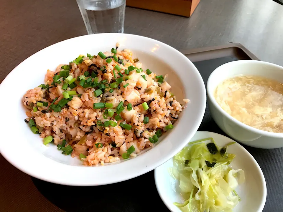 いか明太子と高菜の炒飯|マハロ菊池さん