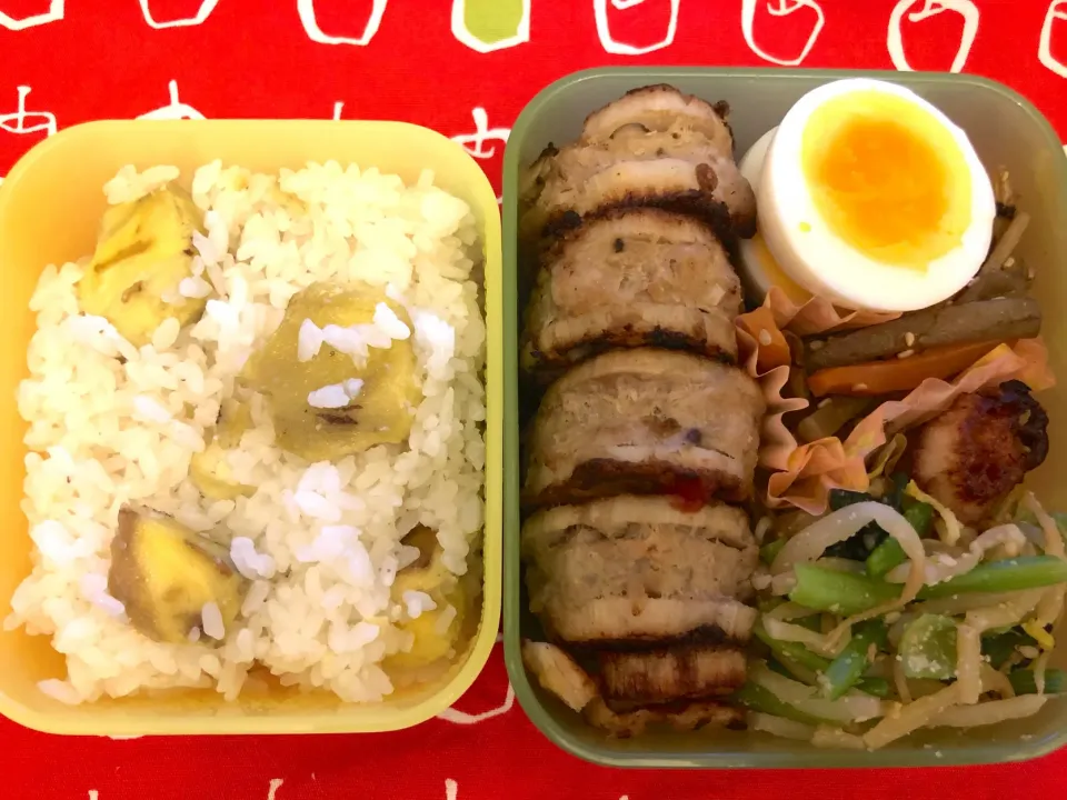 Snapdishの料理写真:栗ごはん弁当|freeさん