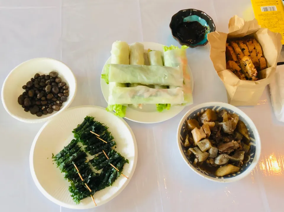 大葉巻き、牛スジ煮込み、ビスコッティなど|マユマユさん